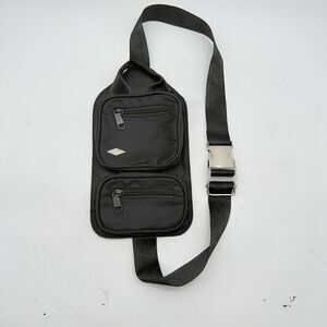 Skechers Accessories Setter Black Nylon Unisex Waist Chest Bag